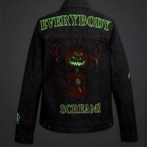 Disney The Nightmare Before Christmas  (“EVERYBODY SCREAM!”) Denim Jacket—4XL